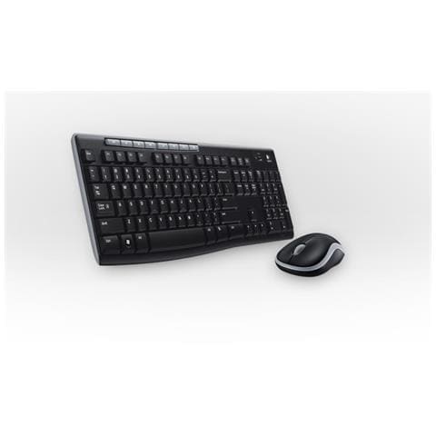 Tastiera USB + RF Wireless + Bluetooth 920-004524  (Layout Francese) Colore Nero - Foto 1
